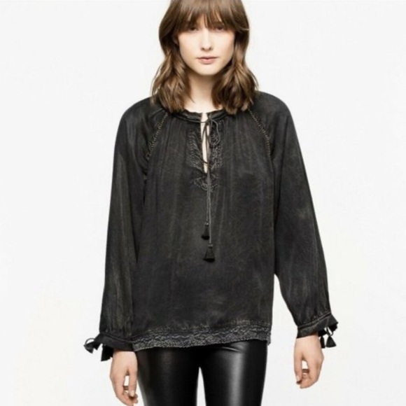 Zadig & Voltaire Theresa Blouse - Picture 1 of 8
